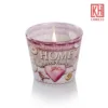 Home Sweet Home Nice Cosy Glass Candle