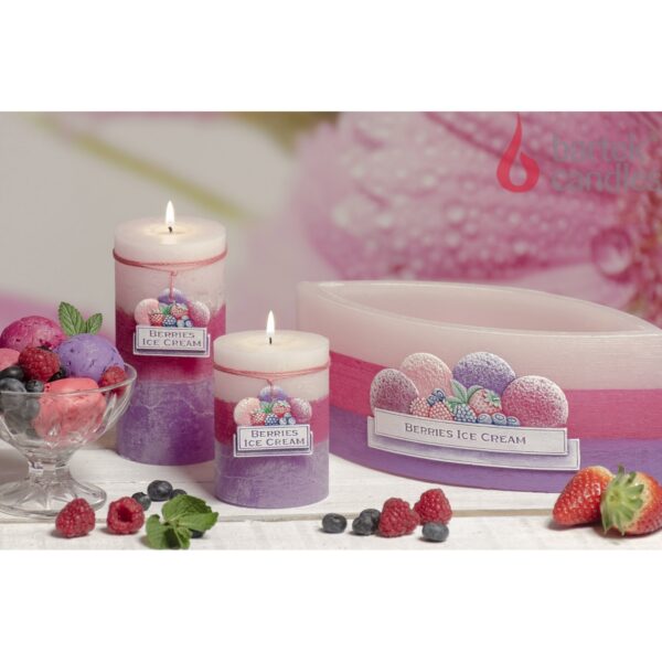 Berries Ice Cream Candles